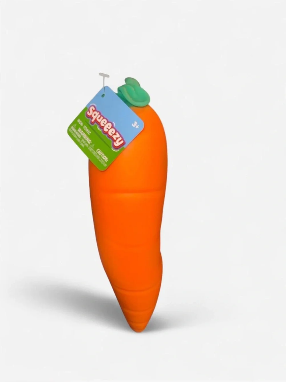 Squeezy Carrot Shaped Squeeze Toy - NEW